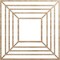Ekena Millwork Raven Wood Fretwork Pierced Ceiling Medallion, Red Oak, 32"OD x 11 3/4"ID x 3/8"T CMWP32X32X0375RARO - alternate 1